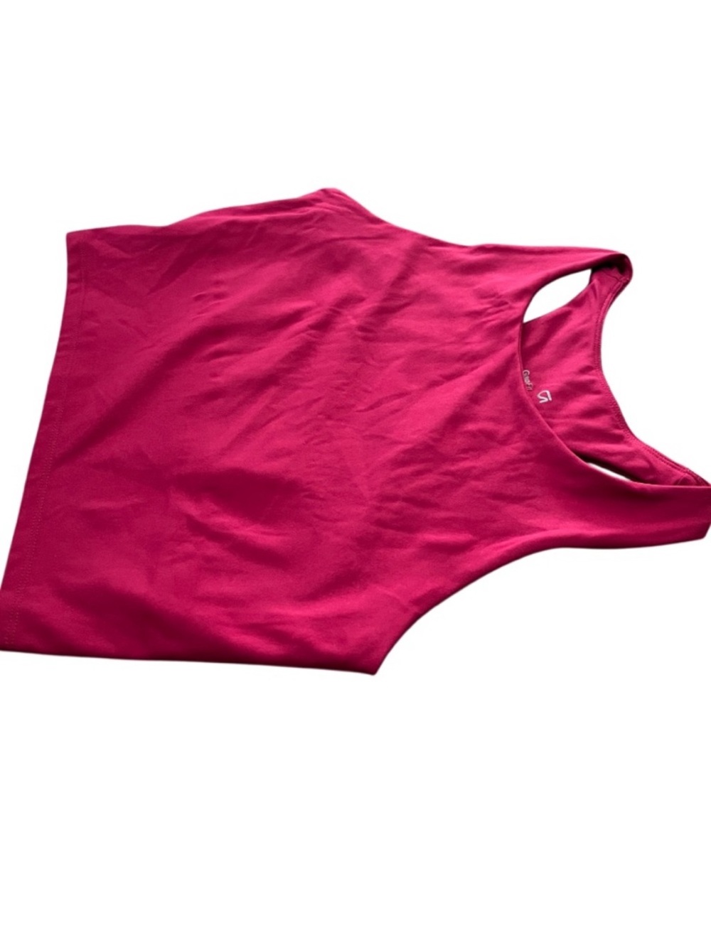 ☀️GapFit Crop Active Racerback Tank Red Size Large - Picture 4 of 9